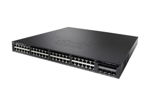 Cisco Catalyst 3650-48PD-L Network Switch, 48 Gigabit Ethernet (GbE) PoE+ Ports, two 10 G and two 1 G Uplinks, 640WAC Power Supply, 1 RU, Enhanced Limited Lifetime Warranty (WS-C3650-48PD-L)