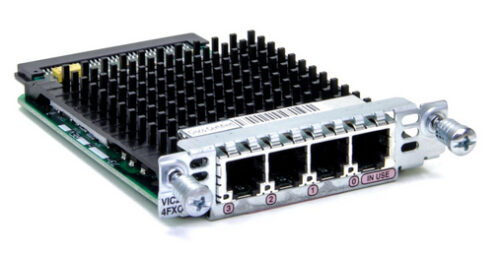 Cisco VIC2-4FXO network equipment spare part Voice network module - Refurbished