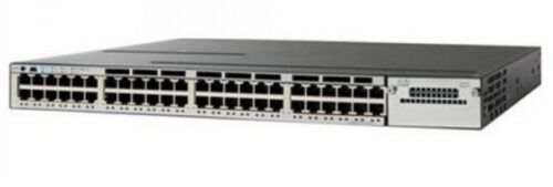Cisco Catalyst WS-C3850-48F-E network switch Managed L3 Gigabit Ethernet (10/100/1000) Power over Ethernet (PoE) Black, Grey - Refurbished