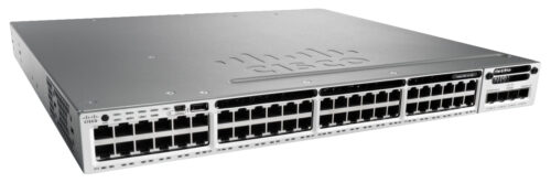 Cisco Catalyst WS-C3850-48P-L network switch Managed L2 Gigabit Ethernet (10/100/1000) Power over Ethernet (PoE) Black, Grey - Refurbished