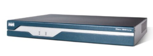 Cisco 1841 wired router Fast Ethernet Black, Blue, Stainless steel - Refurbished