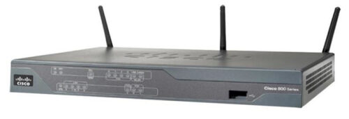 Cisco 887VA wireless router Fast Ethernet Black - Refurbished