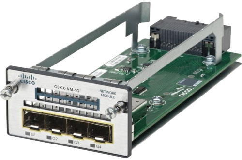 Cisco C3KX-NM-1G network card Internal Ethernet 1000 Mbit/s - Refurbished