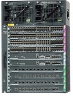 Cisco WS-C4510R+E network equipment chassis 14U Black - Refurbished