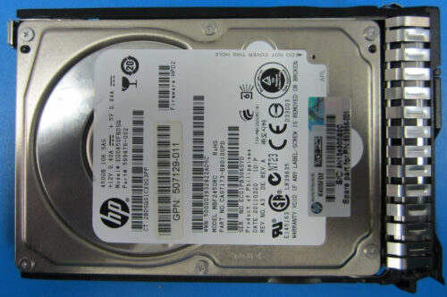 HP 450GB hot-plug dual-port SAS HDD internal hard drive 10000 RPM 2.5" - Refurbished