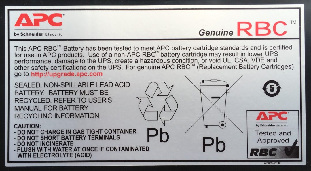 APC Battery Replacement Cartridge RBC48 (OEM) - Equipment HQ