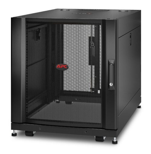 APC NetShelter SX, Server Rack Enclosure, 12U, Black, 658H x 600W x 900D mm