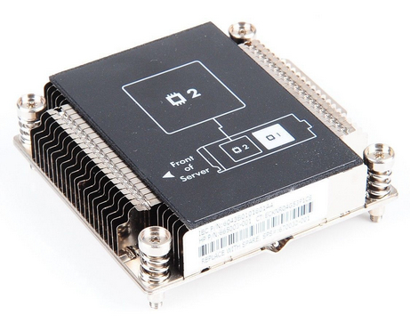 HP 670032-001 Processor Heatsink/Radiator Black, Metallic