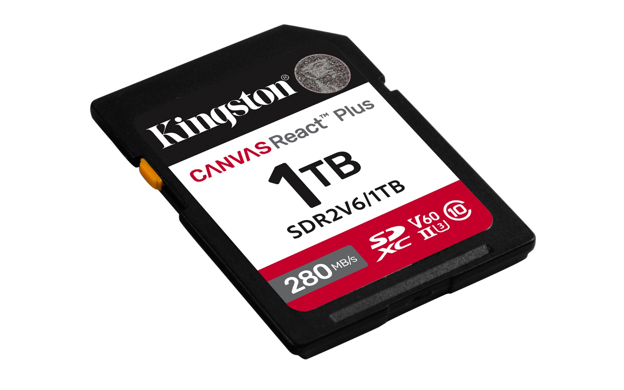 Kingston 128GB Canvas React Plus SDXC UHS-II 280R/100W U3 V60 for Full HD/4K, Tarjeta de memoria