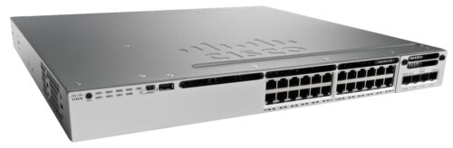 Cisco Catalyst WS-C3850-24T-L network switch Managed L3 Gigabit Ethernet (10/100/1000) Black, Grey - Refurbished