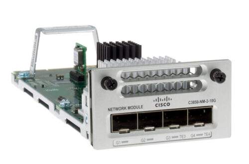 Cisco C3850-NM-2-10G network switch module 10 Gigabit Ethernet, Fast Ethernet, Gigabit Ethernet - Refurbished