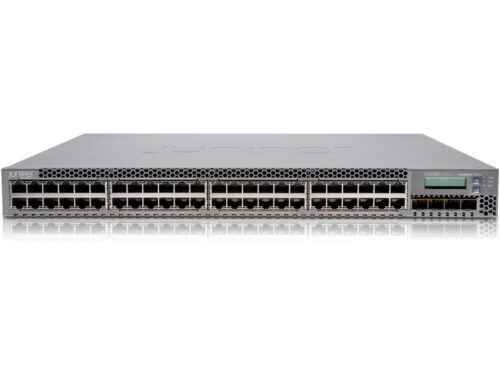 Juniper EX3300, 48-port PoE+ Managed L2/L3 10G Ethernet (100/1000/10000) Power over Ethernet (PoE) 1U Black - Refurbished