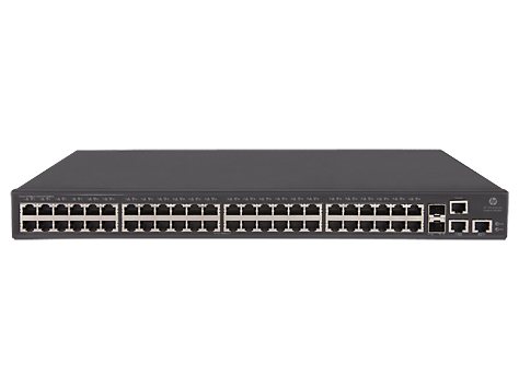 HPE FlexNetwork 5130 48G 2SFP+ 2XGT EI Managed L3 Gigabit Ethernet (10/100/1000) 1U Black - Refurbished