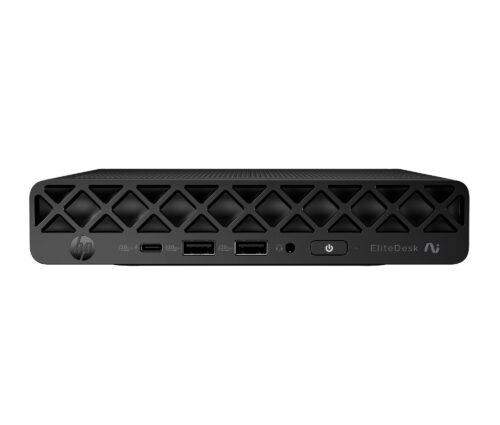 HP EliteDesk 8 G1a Next Gen AI PC Wolf Pro Security Edition Copilot+ PC AMD Ryzen™ AI 5 340 16 GB DDR5-SDRAM 512 GB SSD Windows 11 Pro Mini PC Black