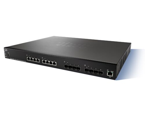 Cisco Small Business SG550XG-8F8T-K9 network switch Managed L3 10G Ethernet (100/1000/10000) 1U Black - Refurbished