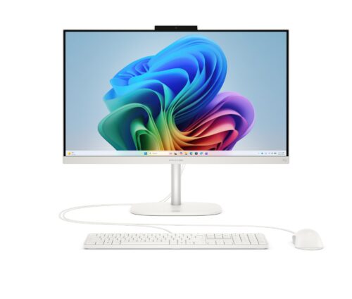HP OmniStudio All-in-One Desktop Next Gen AI 24-cw0006na PC Copilot+ PC AMD Ryzen™ AI 5 60.5 cm (23.8") 1920 x 1080 pixels 16 GB DDR5-SDRAM 512 GB SSD Windows 11 Home Wi-Fi 6 (802.11ax) White