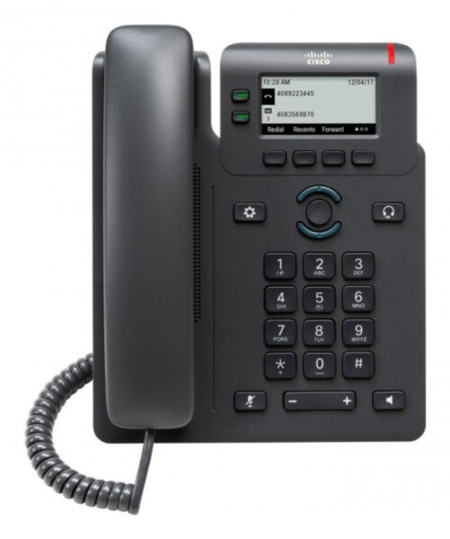Cisco 6821 IP phone Black 2 lines
