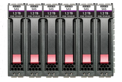 HPE MSA 7.2TB SAS 12G Enterprise 10K SFF (2.5in) M2 3yr Wty 6-pack HDD Bundle