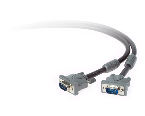 Techlink VGA M/F 2m VGA cable VGA (D-Sub) Grey